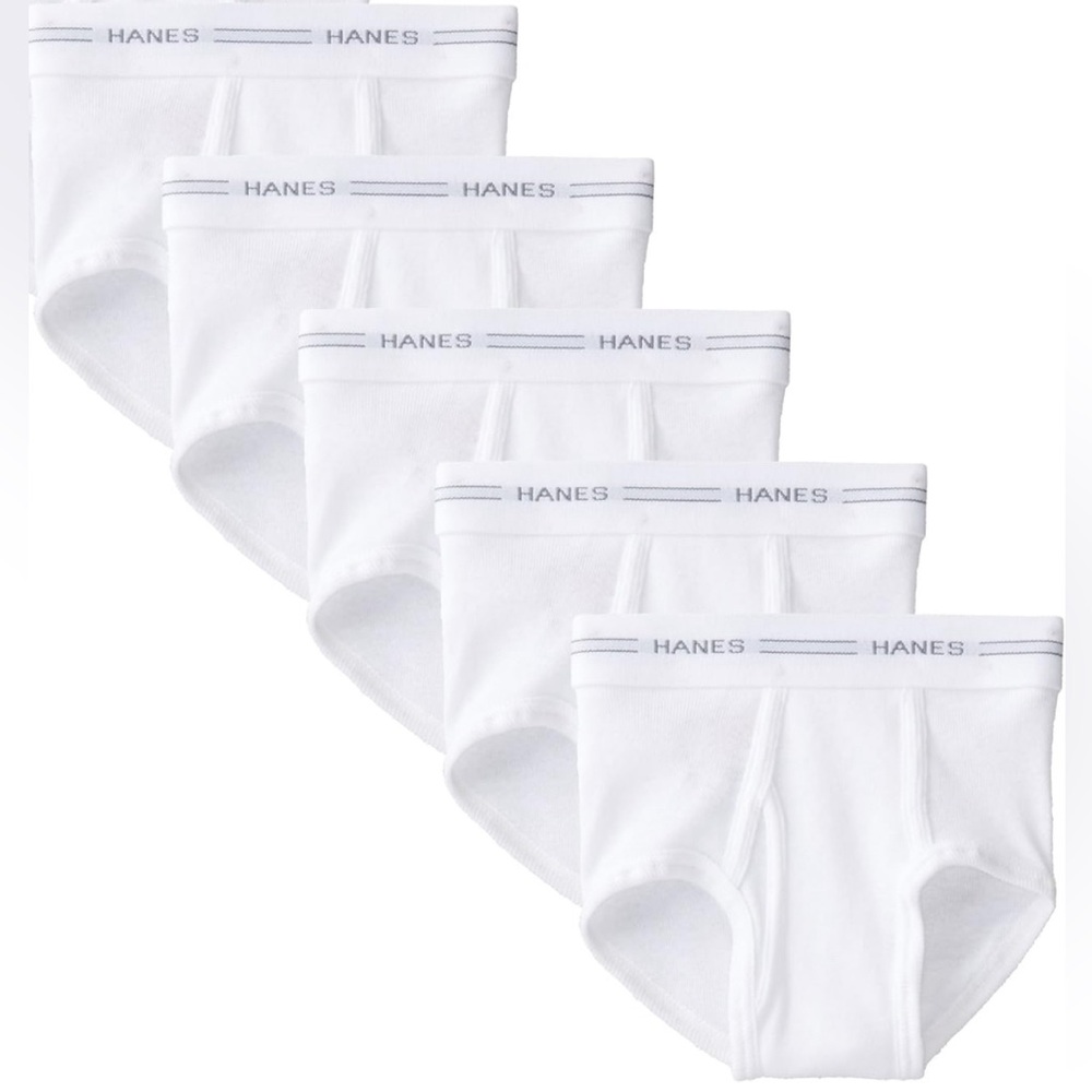 NEW Boys 5 pack Hanes Tagless Briefs - Size XS (4-5 year old)